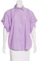 Thumbnail for your product : Elizabeth and James Short Sleeve Button-Up Top