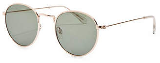 Topshop Metro Flat Lens Sunglasses