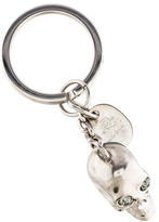 Thumbnail for your product : Alexander McQueen Crystal Eyed Skull Key Chain