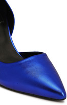 Thumbnail for your product : Roger Vivier Embellished Metallic Leather Pumps