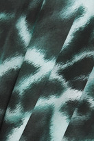 Thumbnail for your product : Roberto Cavalli Cutout Tie-dyed Silk-crepe Top