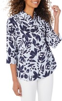 Thumbnail for your product : Foxcroft Paulie Flirt Floral Print Button-Up Shirt