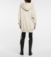 Thumbnail for your product : Ann Demeulemeester Cotton jersey hoodie