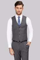 Thumbnail for your product : Moss Bros Tailored Fit Grey Tonic Waistcoat