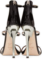 Thumbnail for your product : Giuseppe Zanotti Black Three-Strap G-Heel Sandals