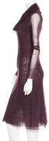 Thumbnail for your product : Jean Paul Gaultier c Mesh Long Sleeve Dress