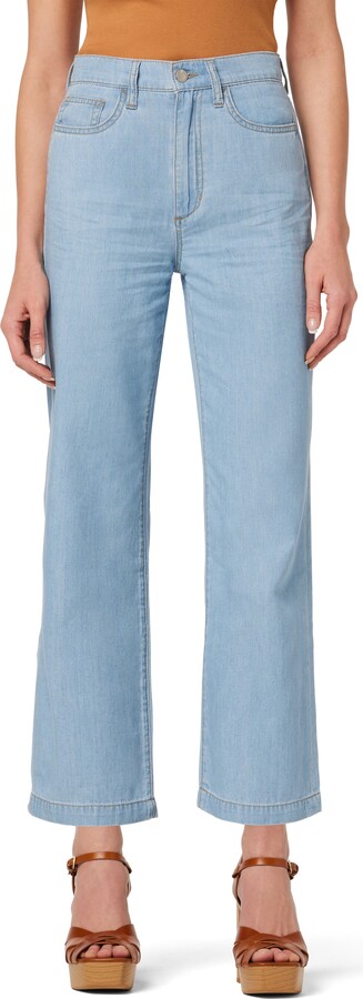 Joe's Jeans Chambray High Waist Wide Leg Jeans