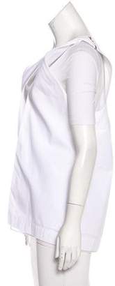 Victoria Beckham Zip-Accented Lightweight Vest