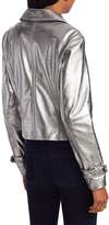 Thumbnail for your product : Paige Ashby Metallic Leather Moto Jacket