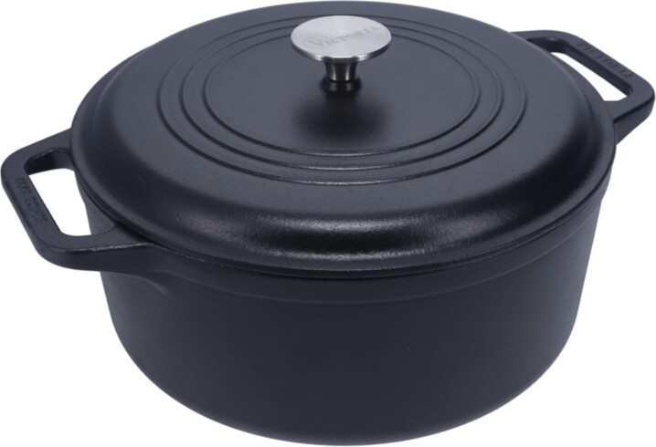 Martha Stewart Collection 4-Qt. Enameled Cast Iron Round Dutch Oven with  Poinsettia Finial, Created for Macy's - Macy's
