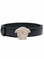 Thumbnail for your product : Versace La Medusa crystal-embellished belt
