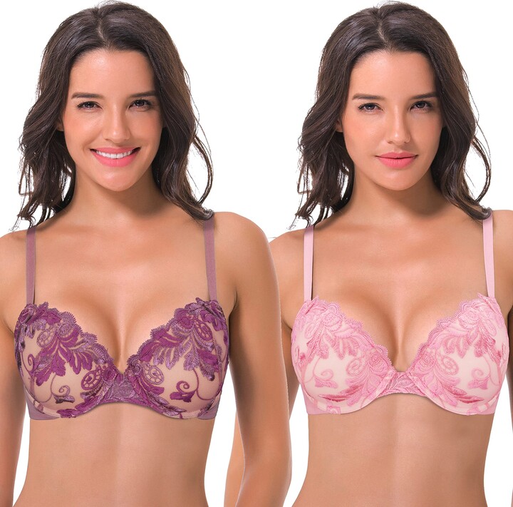 Add A Cup Size Push Up Bra