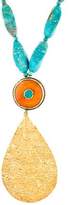 Thumbnail for your product : Devon Leigh Turquoise, Jade & Coral Pendant Necklace