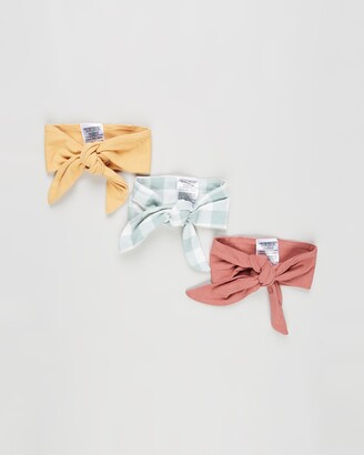 Cotton On Baby - Girl's Yellow Hair Accessories - 3-Pack Tie Headband - Babies - Size One Size at The Iconic
