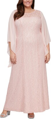 SL Fashions Plus Size Sequin Gown