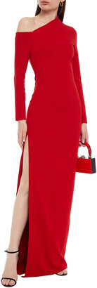 SOLACE London Off-the-shoulder Crepe Gown