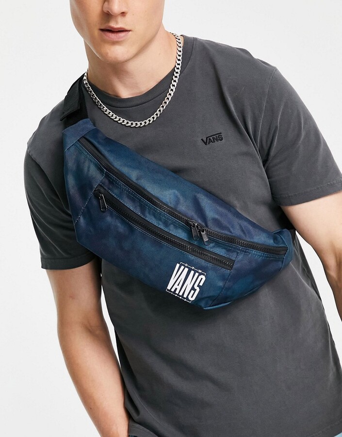 Vans Ward fanny pack in blue tie dye - ShopStyle Backpacks