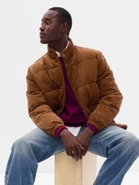 Thumbnail for your product : Gap Corduroy Puffer Jacket