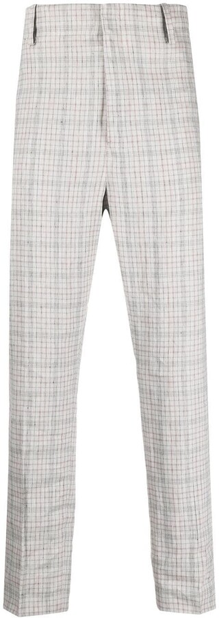 Grey Plaid Pants | Shop the world's largest collection of fashion 