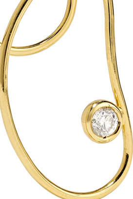 A.N.A Khouri - Grace 18-karat Gold Diamond Earring