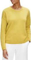 Thumbnail for your product : Eileen Fisher Crewneck Long-Sleeve Organic Cotton Sweater