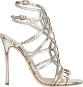 Thumbnail for your product : Sergio Rossi Puzzle Caged Evening Sandal