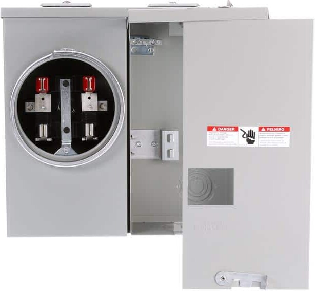 Siemens 125 Amp 2-Space 2-Circuit OH/UG Fed Surface Mount Ring Type Meter Main