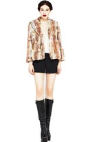 Thumbnail for your product : Alice + Olivia Annistyn Round Collar Faux Fur Coat