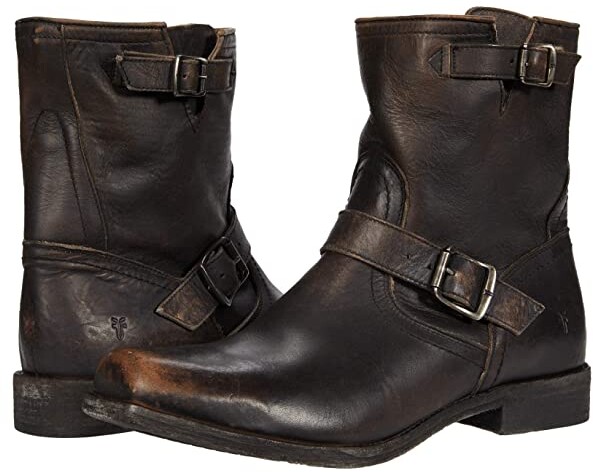 mens short engineer boots