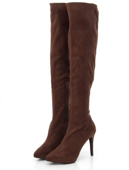 Rienda リエンダ Fit Fスエードニーハイブーツ Shopstyle Boots