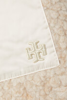Thumbnail for your product : Tory Sport Shell-trimmed Fleece Vest - Neutrals