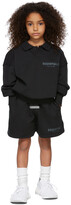 Thumbnail for your product : Essentials Kids Black French Terry Long Sleeve Polo