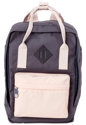 no boundaries square nylon backpack