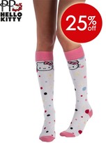 Thumbnail for your product : Pretty Polly Hello Kitty for PP Confetti Spot Knee Highs