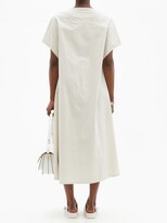 Thumbnail for your product : Birkenstock X Toogood The Mudlark Drawstring-waist Cotton Dress - Ivory