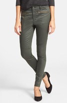 Thumbnail for your product : Eileen Fisher The Fisher Project Coated Denim Skinny Moto Jeans