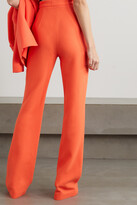 Thumbnail for your product : David Koma Wool-crepe Flared Pants - Orange