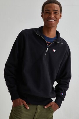champion mock neck sweatshirt men's