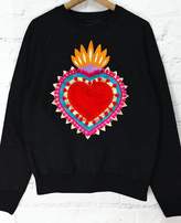 Thumbnail for your product : Velvet Heart Zilla Heartbreaker Appliqué Crushed Sweatshirt