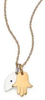Thumbnail for your product : Jennifer Zeuner Jewelry Faith/Nazar Sapphire & Sterling Silver Double Pendant Necklace