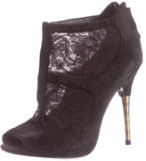 Thumbnail for your product : Elizabeth and James Lace Peep-Toe Booties