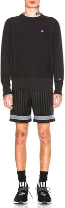 Champion Reverse Weave Crewneck Sweatshirt in Black | FWRD