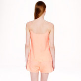 Thumbnail for your product : J.Crew Scalloped pajama short set in end-on-end cotton