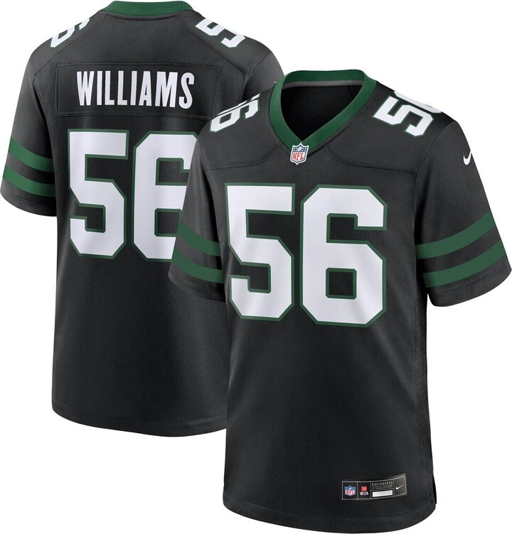 Nike Men's Quincy Williams Legacy Black New York Jets Alternate Game Jersey