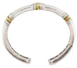 Judith Ripka Diamond Cuff Bracelet