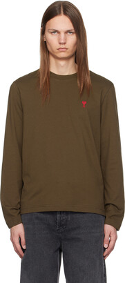 ami - AMI Parisx Antoine Dupont Tシャツ Ami Paris X Antoine Dupont Logo-embroidered T-shirt in Blue