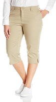 Thumbnail for your product : Dickies Juniors Plus Size Stretch Flat Front Capri