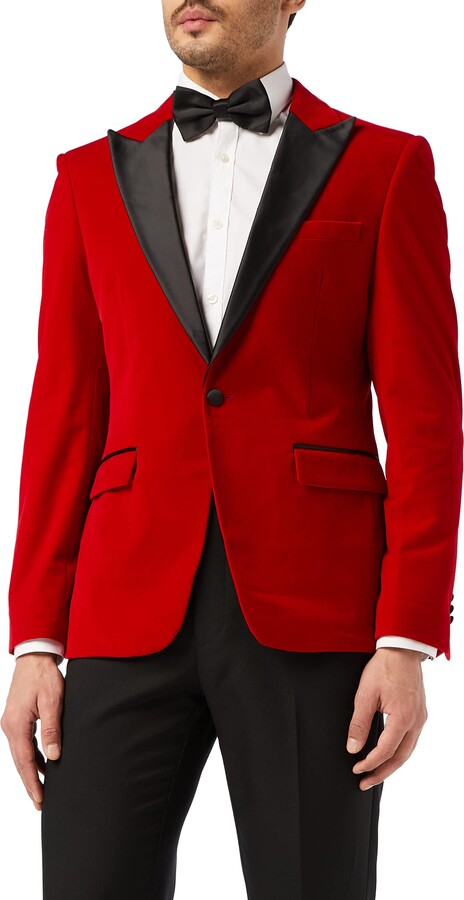 red tux jacket