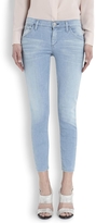 Thumbnail for your product : Gold Sign Xana Glam blue cropped skinny jeans