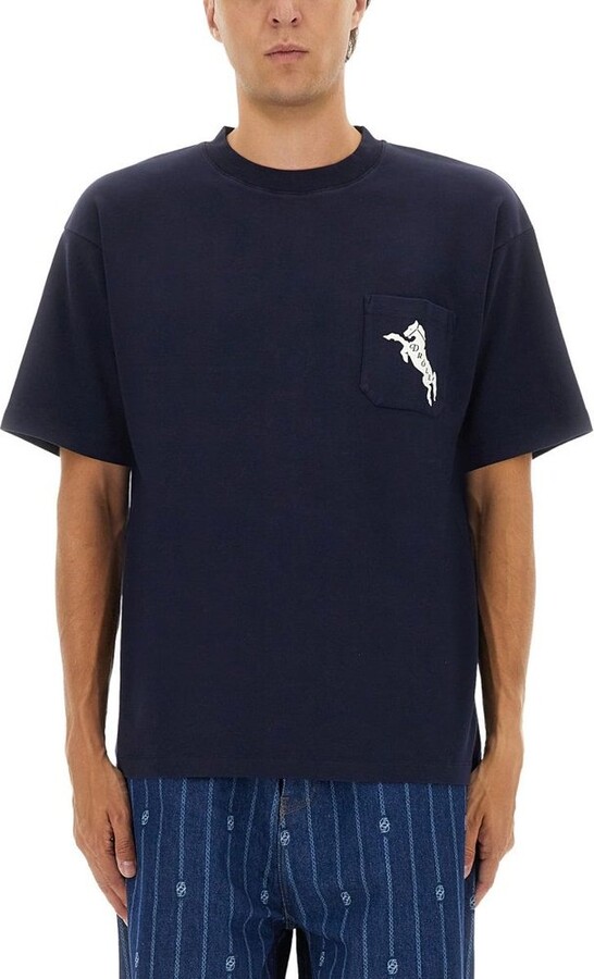 Drôle De Monsieur Short-Sleeved Crewneck T-Shirt